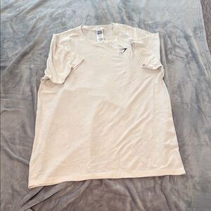 Gymshark Cream Short Sleeve Tee Casual Essential